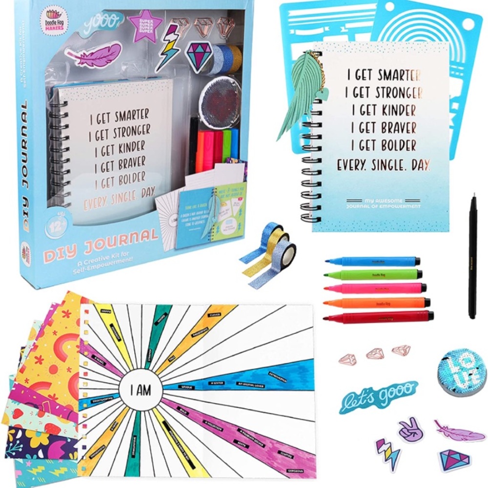 Empowerment Journal for Girls, Teens - Journal Kit